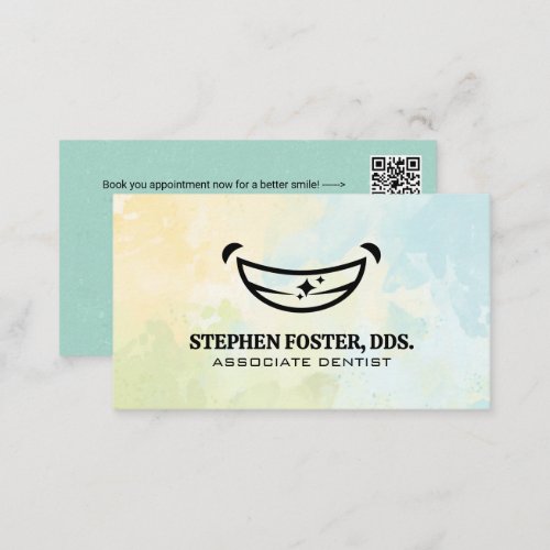 Smile Logo  Dental Professional Business Card