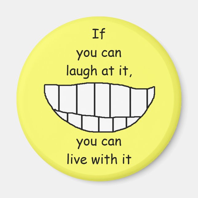 SMILE !  - magnet - Customized (Front)