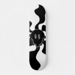 Smile Melt - Black and White Skateboard