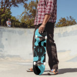 Smile Melt - Blue and Black Skateboard<br><div class="desc">Smile Melt Blue and Black Skateboard</div>