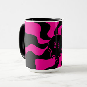 Smile Melt - Magenta and Black Mug