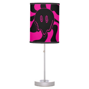 Smile Melt - Magenta and Black Table Lamp