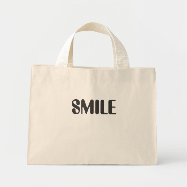SMILE MINI TOTE BAG (Front)