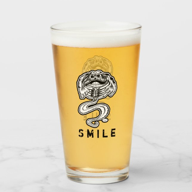 Smile Monster Glass (Front Filled)