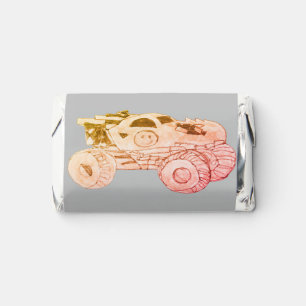 Smile Monster Truck Rally Birthday Party Hershey's Miniatures