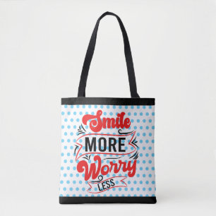 Smile More Tote Bag