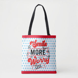 Smile More Tote Bag