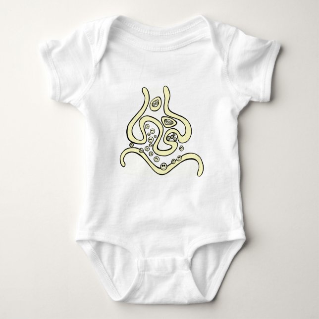 Smile Neurotransmitters Baby Bodysuit (Front)