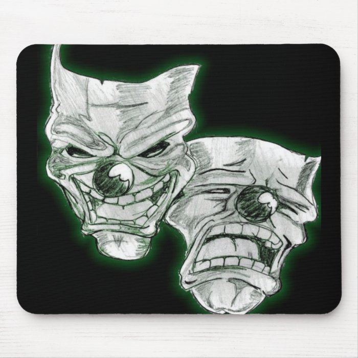 Smile now, cry later mouse mats