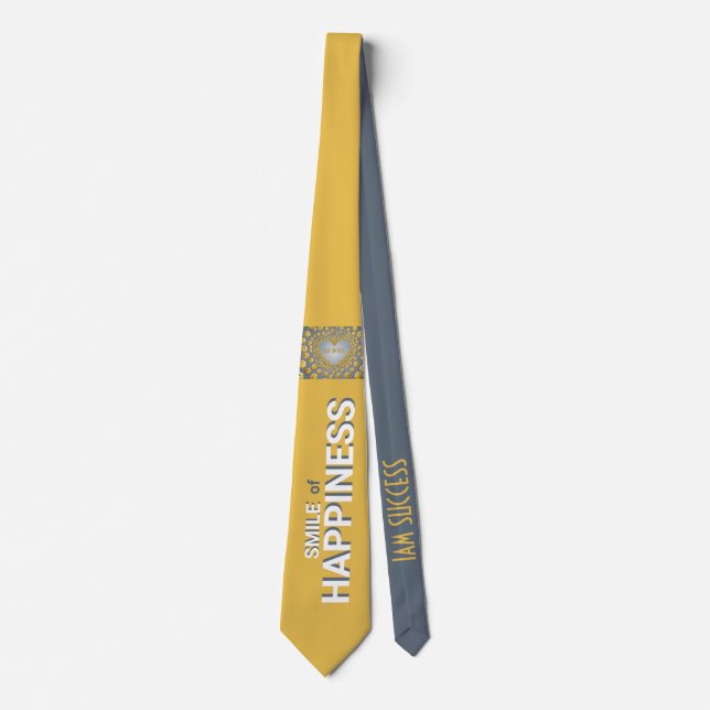 SMILE OF HAPPINESS NECK TIE (Front)