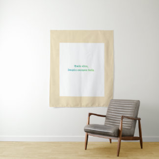 "Smile Often Inspire Daily" Tapestry