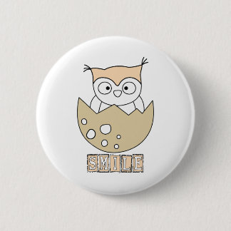 Smile, Owl Button