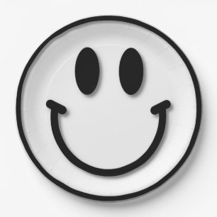 Smile Paper Plates