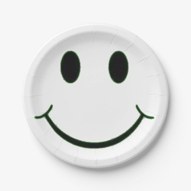smile paper plates (Front)