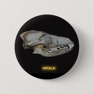 SMILE PINBACK BUTTON