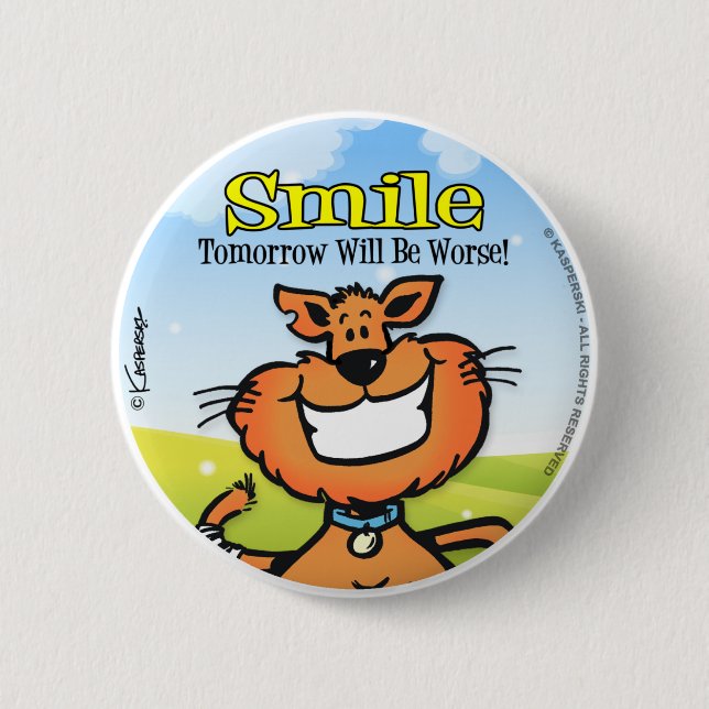 Smile Pinback Button (Front)