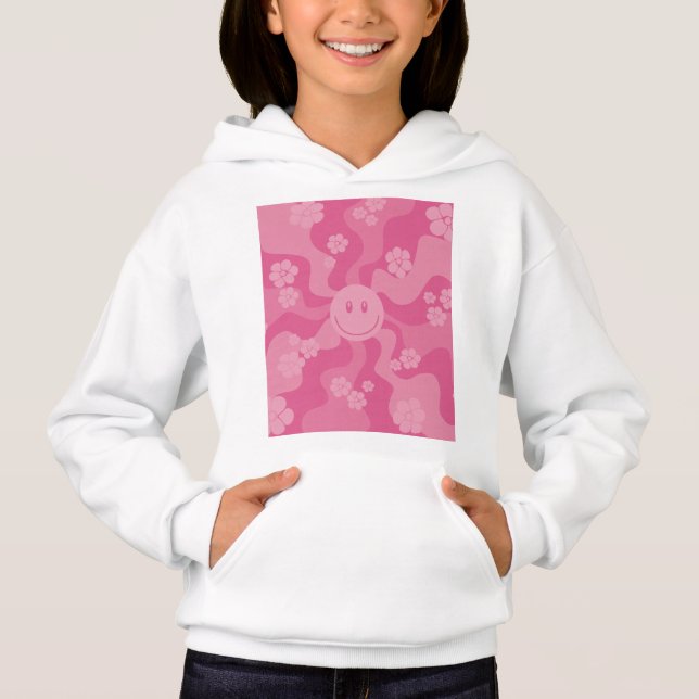 Smile - Pink Hoodie (Front)