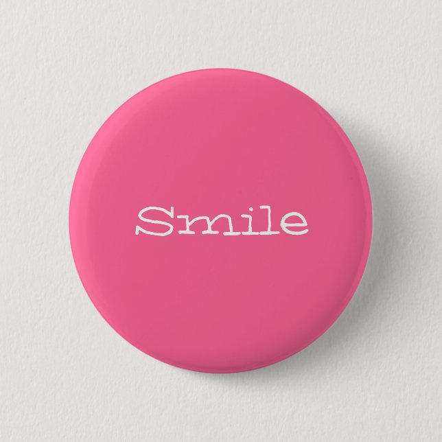 Smile please! pinback button (Front)