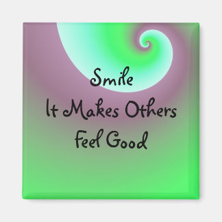 Smile Positive Message Magnet