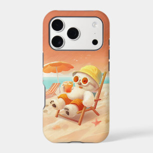 Smile Pup: Beach Mode On Smiling Bichon Frise iPhone 17 Pro Case