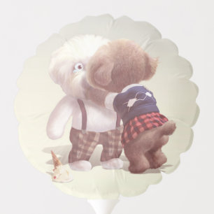 Smile Pup: Ice Cream Tragedy & Comforting Hug Balloon