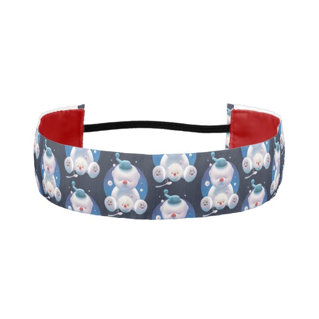 Smile Pup: Ice Shaver Dreamland & Polar Bear Athletic Headband (Front)
