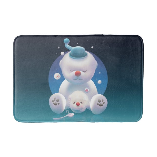 Smile Pup: Ice Shaver Dreamland & Polar Bear Bath Mat (Front)