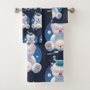 Smile Pup: Ice Shaver Dreamland & Polar Bear Bath Towel Set