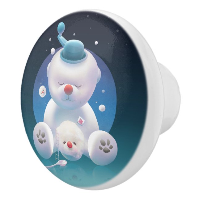 Smile Pup: Ice Shaver Dreamland & Polar Bear Ceramic Knob (Right)