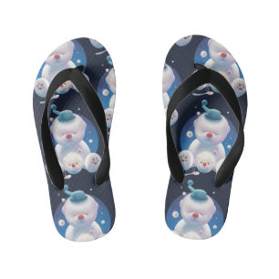 Smile Pup: Ice Shaver Dreamland & Polar Bear Kid's Flip Flops