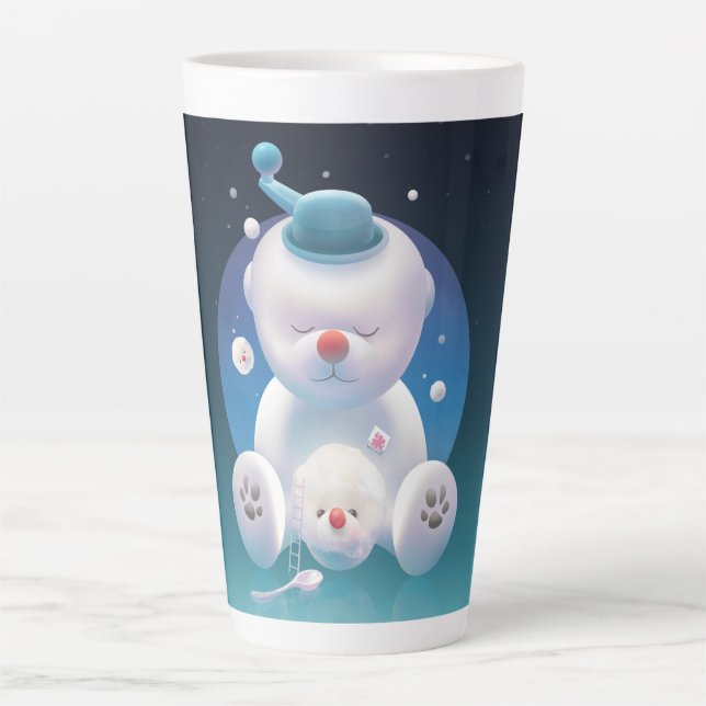 Smile Pup: Ice Shaver Dreamland & Polar Bear Latte Mug (Front)