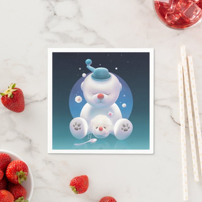 Smile Pup: Ice Shaver Dreamland & Polar Bear Napkins (Insitu)