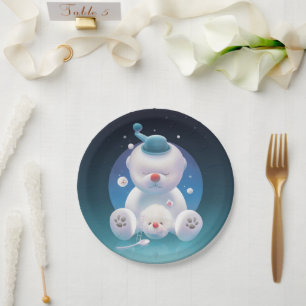 Smile Pup: Ice Shaver Dreamland & Polar Bear Paper Plates