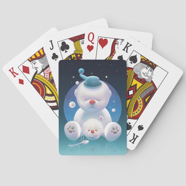 Smile Pup: Ice Shaver Dreamland & Polar Bear Poker Cards (Back)