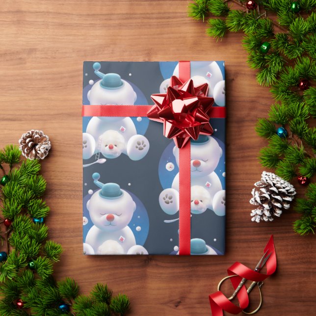 Smile Pup: Ice Shaver Dreamland & Polar Bear Wrapping Paper (Holiday Gift)