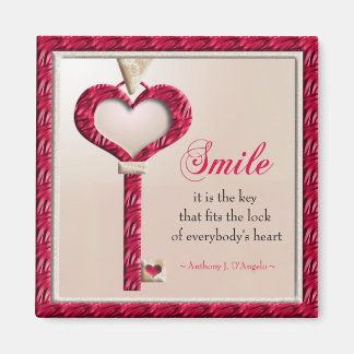 Smile Quote Motivational Magnet