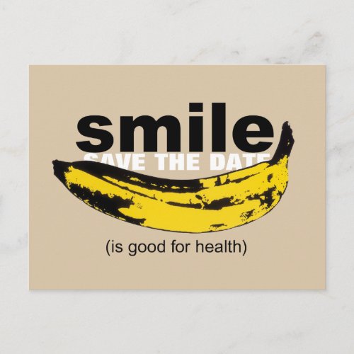 Smile Save the Date 45th Birthday Postcard
