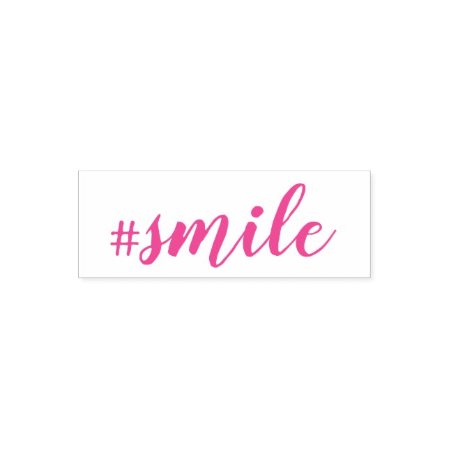 #Smile self-inking stamp (Design)
