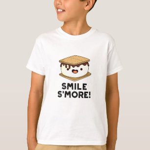 Smile Smore Funny Sweet Food Pun  T-Shirt