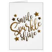 Smile ,Sparkle,shine (Front)