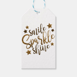 Smile Sparkle Shine Gift Tags