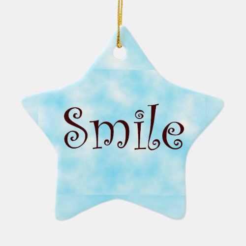 Smile_star ornament