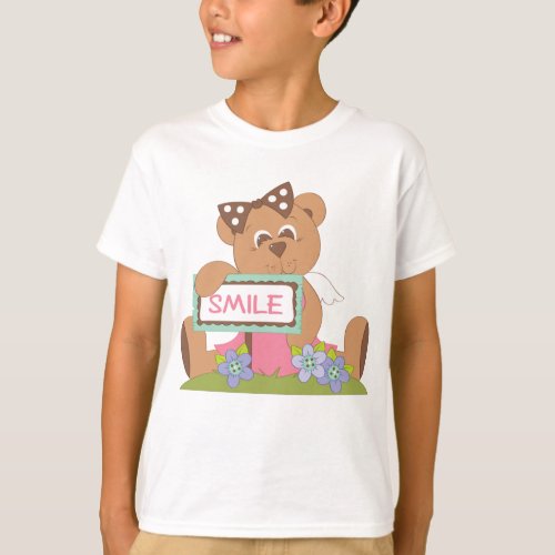 Smile Teddy Bear T_Shirt