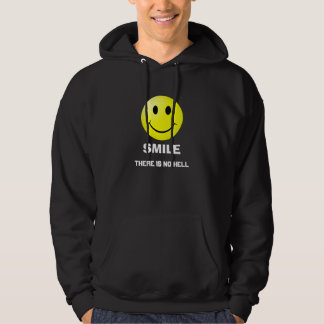 Smile There Is No Hell Black Hoodie