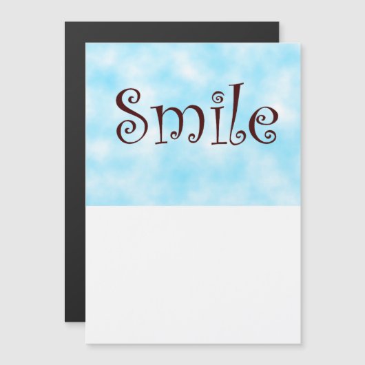 Smile-thin magnetic magnet (Front/Back)