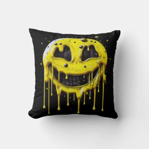 Smile Throw Pillow