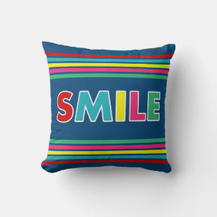 Smile! Throw Pillow