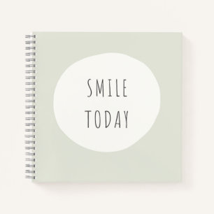 smile today. Spiral Notebook Journal