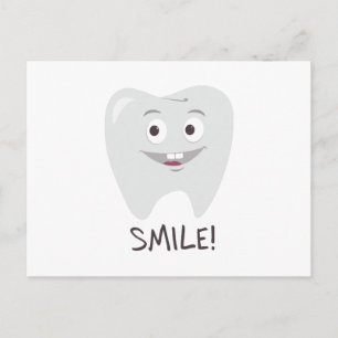 Smile Tooth Postcard