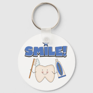 SMILE - Tooth T-shirts and Gifts Keychain